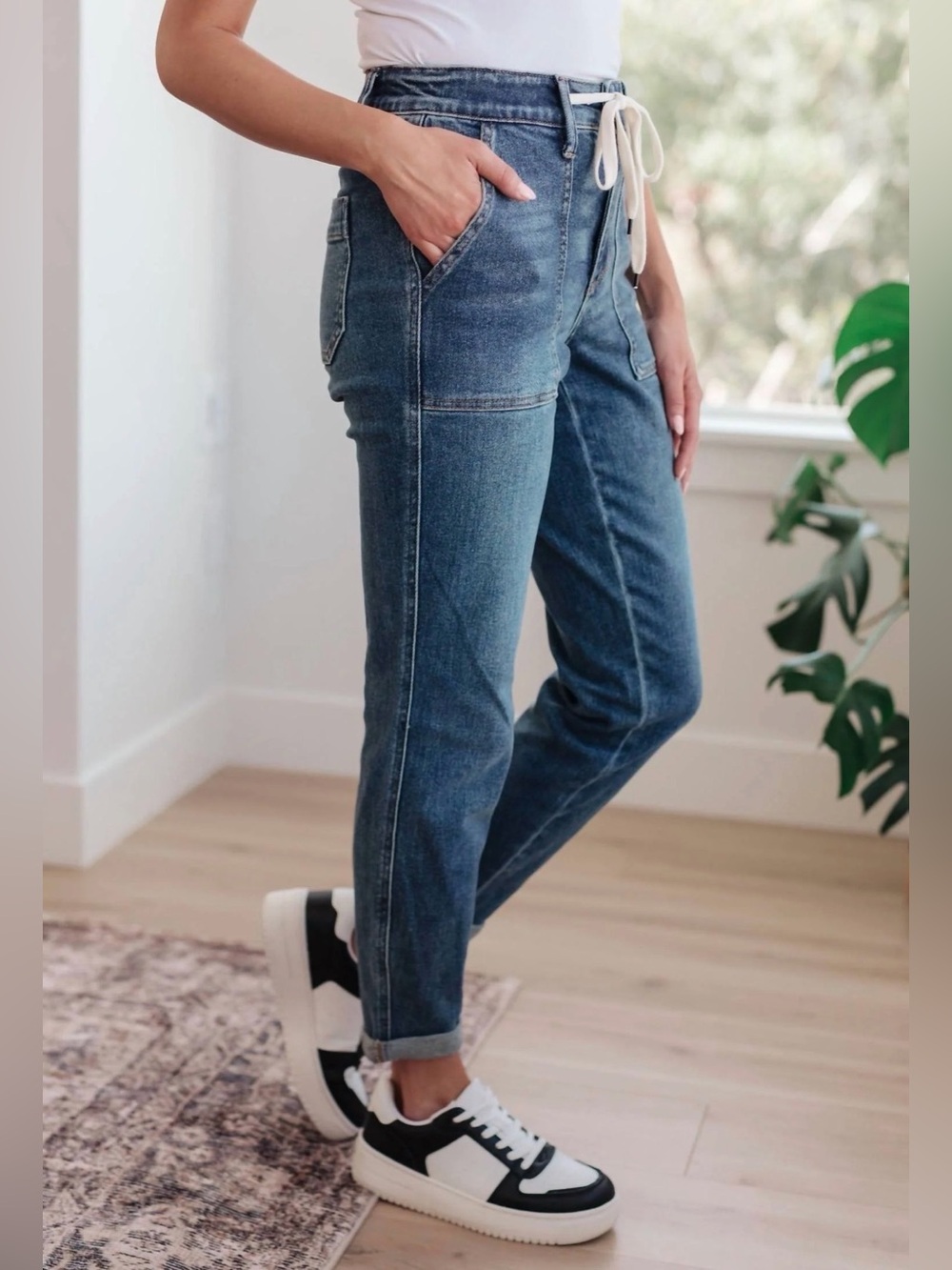 Judy Blue High-Rise Jocelyn Jogger Jeans - Picture 3 of 6